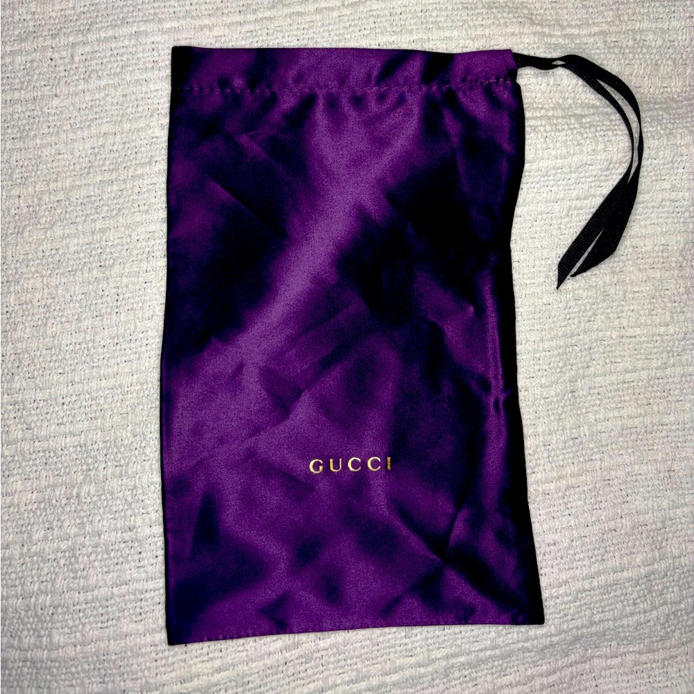 Gucci Purple Satin Dust Bag